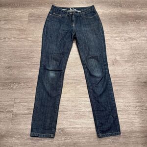 Boden Jeans Womens 8 Blue Denim Stretch Casual Classic Slim Straight 27x29 Adult